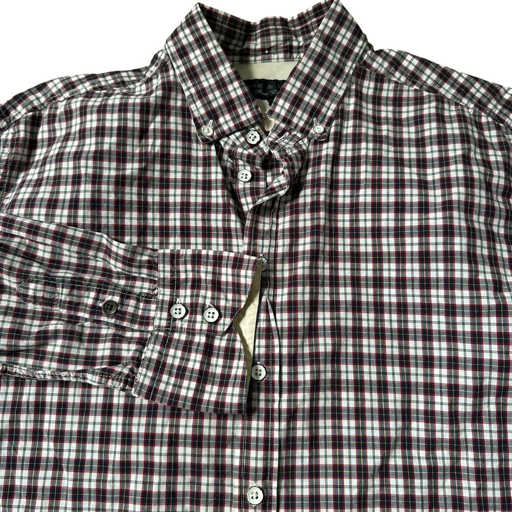 Rag And Bone Multicolor Plaid Button Down Shirt M… - image 3
